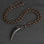 Natural Stone Wolf Tooth Necklace Pendant Necklaces GQTorch Official Store Large Ice Chain