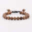 Natural Wood Beads Strand Bracelet For Meditation With Unisex Design Strand Bracelets Amander Jewellery Factory Outlets Store ABK040-1