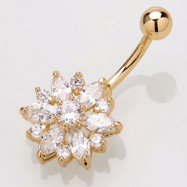 Navel Piercings Body Jewelry with Snake Shaped Body Jewelry Fashionwithbeauty Store