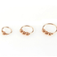 Nose Earrings Piercing Hoop Body Jewelry Body Jewelry buyworldonline Store Rose Golden 10mm