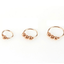 Nose Earrings Piercing Hoop Body Jewelry Body Jewelry buyworldonline Store Rose Golden 6mm