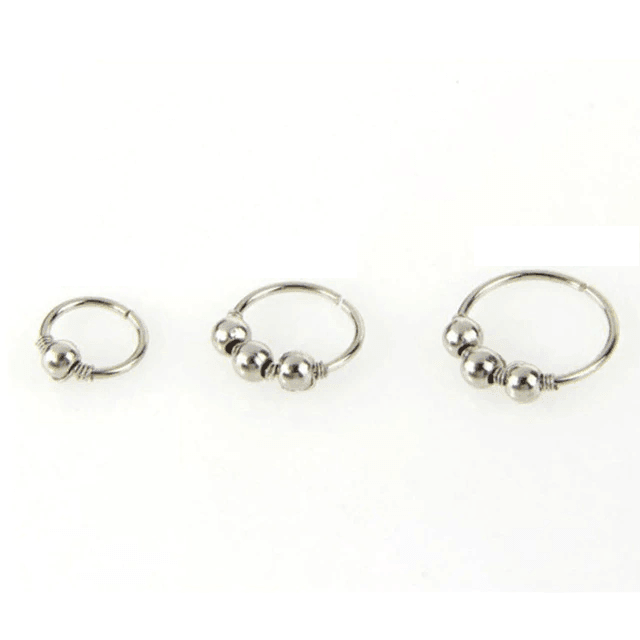 Nose Earrings Piercing Hoop Body Jewelry Body Jewelry buyworldonline Store Silvery 10mm