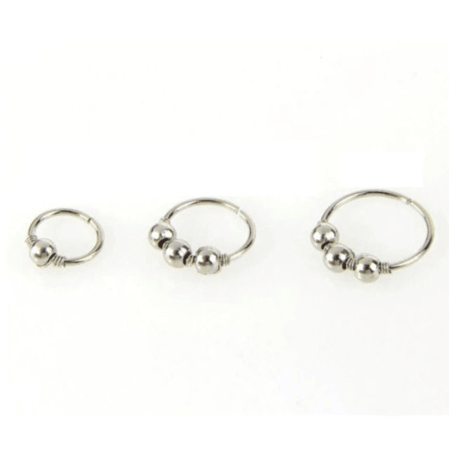 Nose Earrings Piercing Hoop Body Jewelry Body Jewelry buyworldonline Store Silvery 6mm