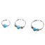 Nose Earrings Piercing Hoop Body Jewelry Body Jewelry buyworldonline Store Silvery S 10mm