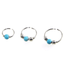 Nose Earrings Piercing Hoop Body Jewelry Body Jewelry buyworldonline Store Silvery S 6mm