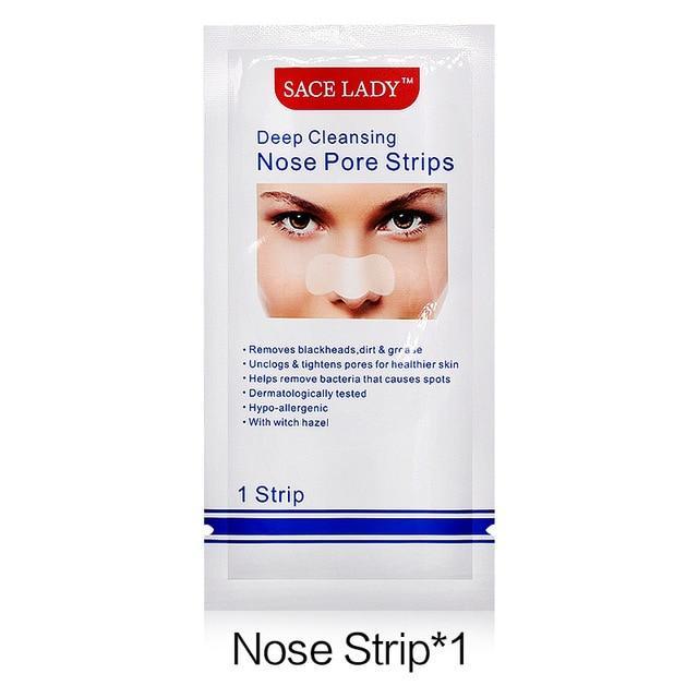 Nose Mask Shill for Acne Black Head Treatments & Masks SACE LADY Official Store 01 Nose Strip x1