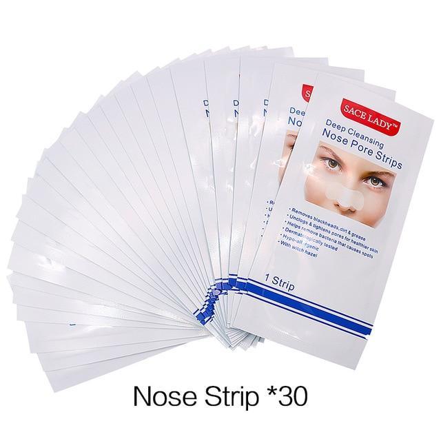 Nose Mask Shill for Acne Black Head Treatments & Masks SACE LADY Official Store 03 Nose Strip x30