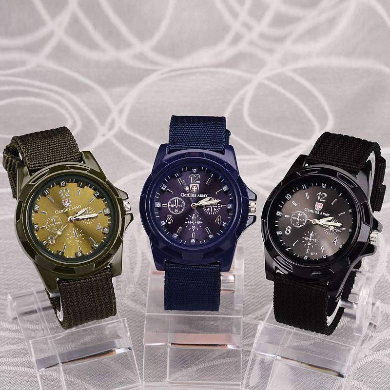 Nylon Band Anti Shock Military Casual Quartz Watch For Men Quartz Watches GiftWatch Store