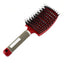 Nylon Hairbrush Scalp Massage Wet Curly Detangle Hair Comb Combs Henny Liu's store Red