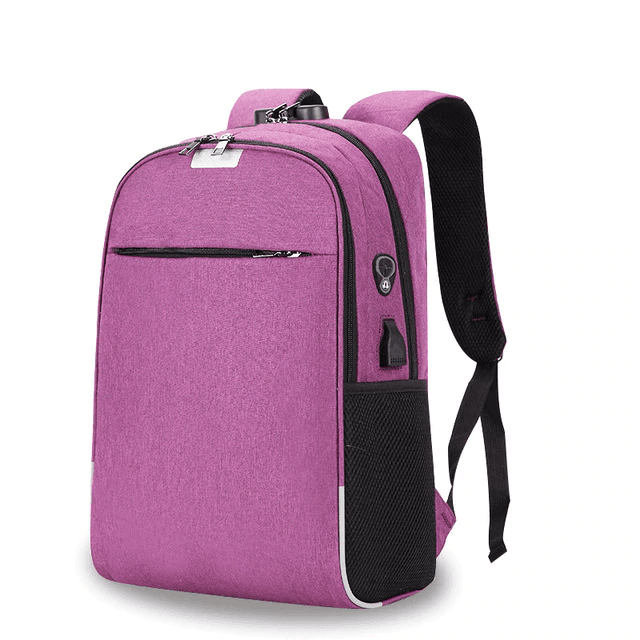 Nylon Laptop Backpack for Teenage Backpacks WANGKA Store Purple
