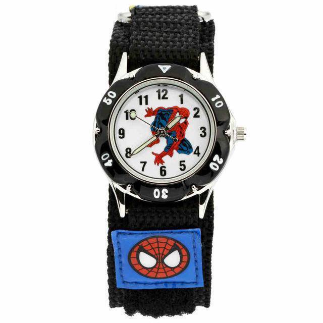 Nylon Strap Cartoon Kids Watches Children's Watches NATATE Store Black