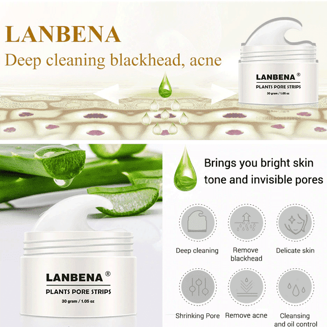 Oil Control & Acne Treatment Deep Cleansing DIY Face Mask Treatments & Masks LANBENA Official Store