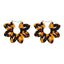 Oval Tortoiseshell Dangle Earrings Drop Earrings onekiss Official Store 10422