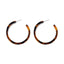 Oval Tortoiseshell Dangle Earrings Drop Earrings onekiss Official Store 10564