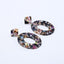 Oval Tortoiseshell Dangle Earrings Drop Earrings onekiss Official Store Colourful