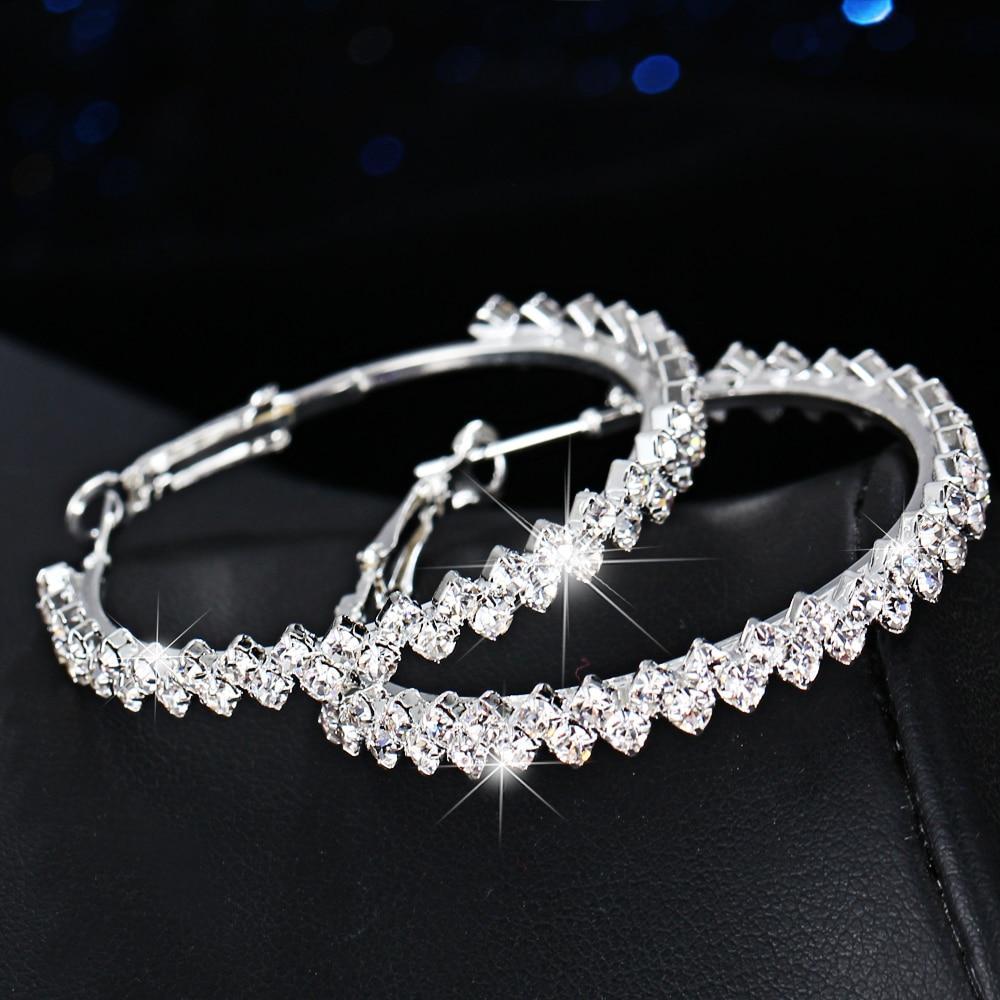 Oversize Hoop Circle Earrings Hoop Earrings 17KM Official Store