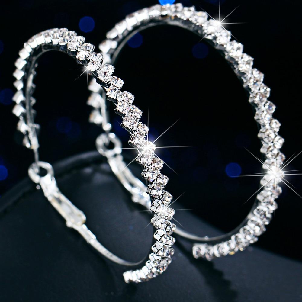 Oversize Hoop Circle Earrings Hoop Earrings 17KM Official Store