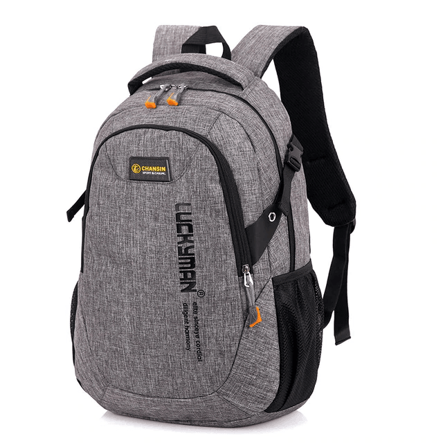 Oxford Polyester Laptop Backpack Backpacks Stephen Store gray 14 inch