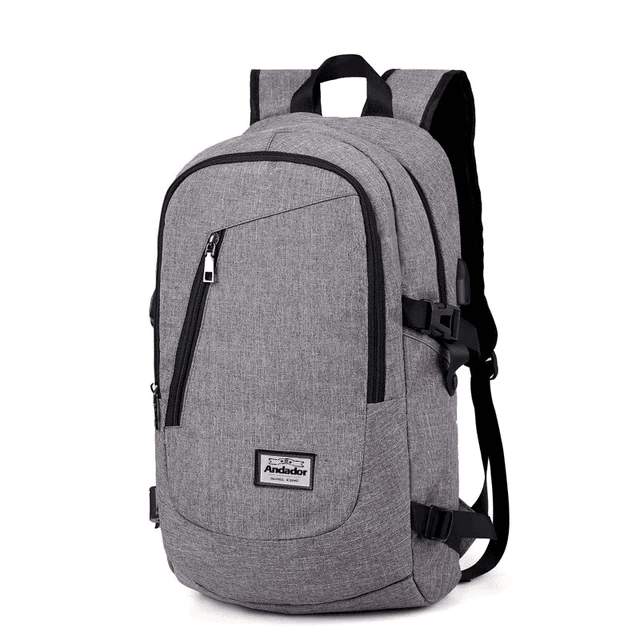 Oxford Polyester Laptop Backpack for Businessman Backpacks Andador all_backpack Store gray