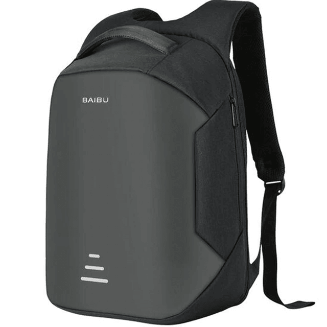 Oxford Waterproof Notebook Travel Backpack Backpacks BAIBU Global Store Black