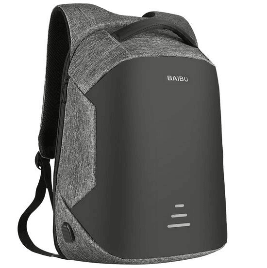 Oxford Waterproof Notebook Travel Backpack Backpacks BAIBU Global Store Gray