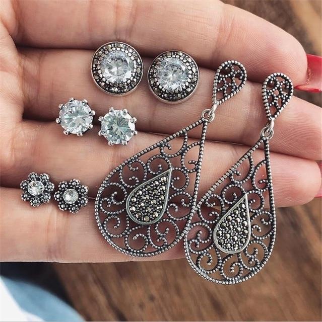 Personality Party Stud Earrings Set Stud Earrings KISSWIFE Official Store