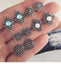Personality Party Stud Earrings Set Stud Earrings KISSWIFE Official Store Silver19