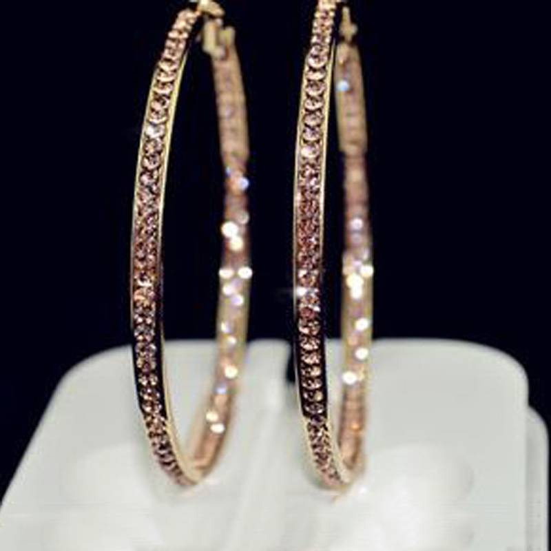Popular Circle Earrings Hoop Earrings YFJEWE ZW Store