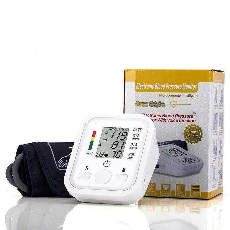 Portable Digital Upper Arm Blood Pressure Monitor Tonometer Blood Pressure careare Store