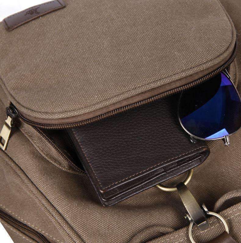 Preppy Style School Bag Canvas Style Backpacks for Women Backpacks CHUWANGLIN Official Store