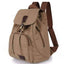 Preppy Style School Bag Canvas Style Backpacks for Women Backpacks CHUWANGLIN Official Store Dark Khaki