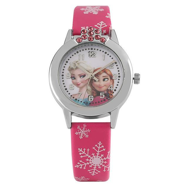 Princess Ann Cartoon Girls Watches Children's Watches Timing Store Red