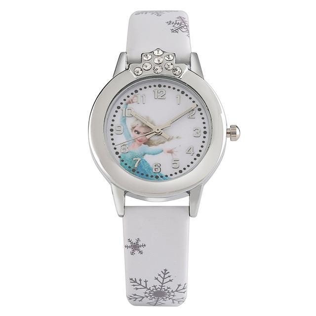 Princess Ann Cartoon Girls Watches Children's Watches Timing Store White