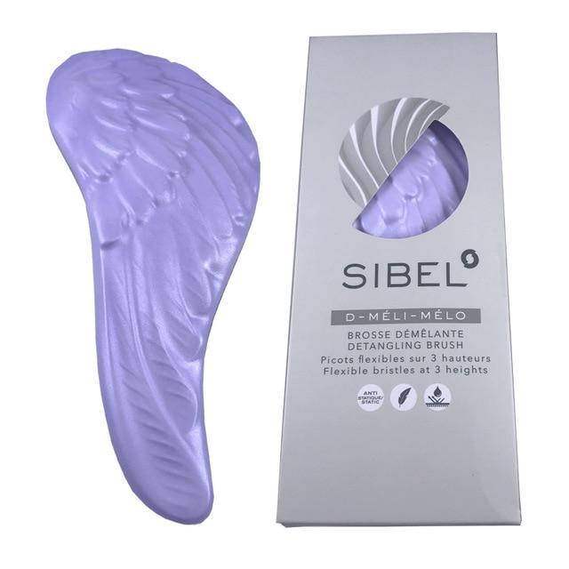 Professional Anti-Static White Angel Hair Comb Combs Shop2834028 Store light Purple Angle