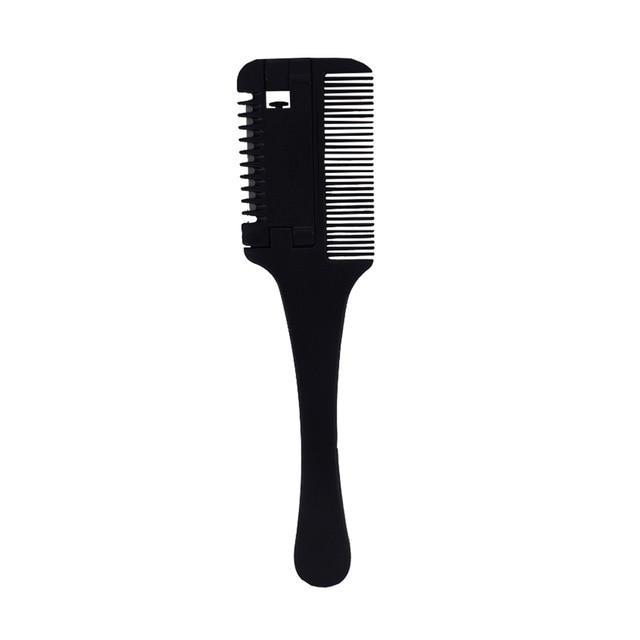 Professional Black Handle Cutting Hair Comb Razor Combs You are so beautiful SD779011
