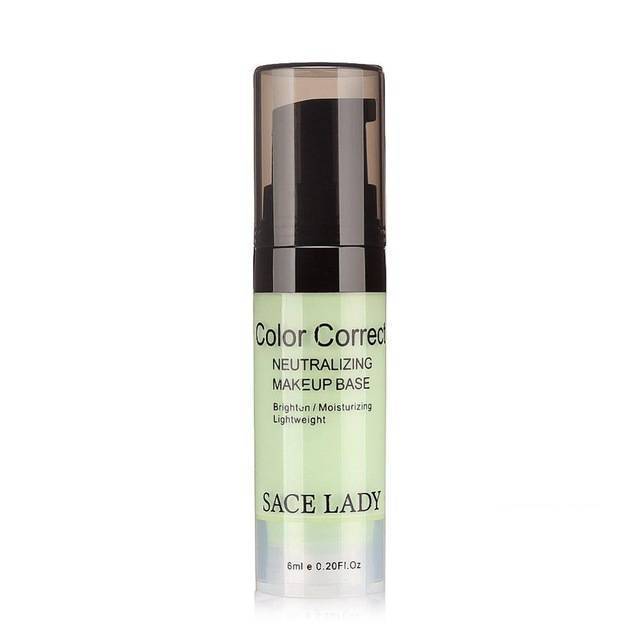 Professional Natural Neutralizing Face Corrector Primer SACE LADY Official Store 03 Green