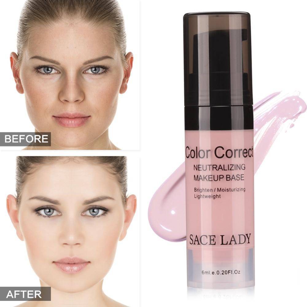 Professional Natural Neutralizing Face Corrector Primer SACE LADY Official Store