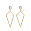 Punk Style Rounded Stud Earrings For Women With Push Back Stud Earrings H:HYDE SRjewelry Store J90557