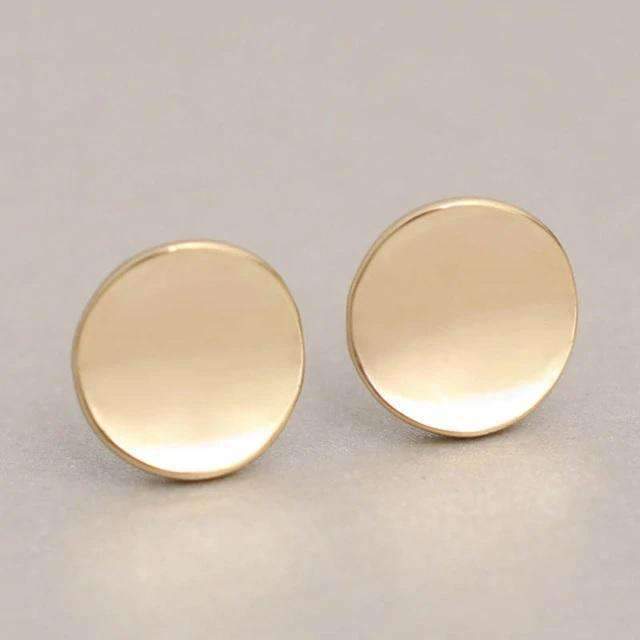 Punk Style Rounded Stud Earrings For Women With Push Back Stud Earrings H:HYDE SRjewelry Store M22200