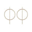 Punk Style Rounded Stud Earrings For Women With Push Back Stud Earrings H:HYDE SRjewelry Store M23248