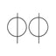 Punk Style Rounded Stud Earrings For Women With Push Back Stud Earrings H:HYDE SRjewelry Store M23250