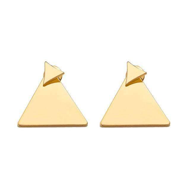 Punk Style Rounded Stud Earrings For Women With Push Back Stud Earrings H:HYDE SRjewelry Store M29411