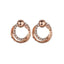 Punk Style Rounded Stud Earrings For Women With Push Back Stud Earrings H:HYDE SRjewelry Store M29517