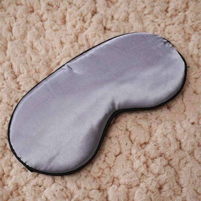 Pure Silk Travel Skin Care Products Eye Padded Shade Cover Mask Face Skin Care Tools Jane@ Store Grey