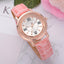 Quartz Rhinestone Leather Bracelet watch Women's Watches Scarecrow Store