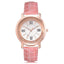 Quartz Rhinestone Leather Bracelet watch Women's Watches Scarecrow Store Pink