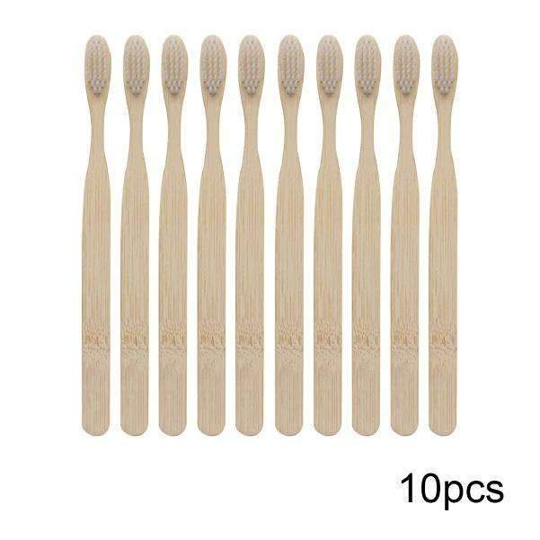 Rainbow Wooden Toothbrush Oral Hygiene Product For Children Toothbrushes be your gracefulness Store 10pcs A
