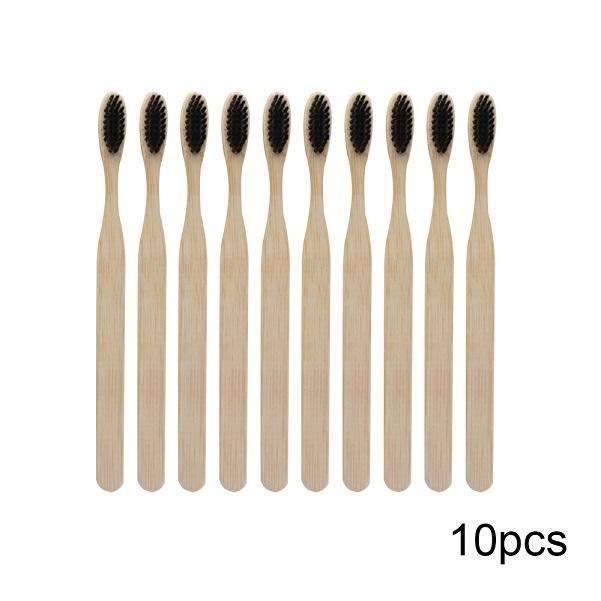 Rainbow Wooden Toothbrush Oral Hygiene Product For Children Toothbrushes be your gracefulness Store 10PCS B
