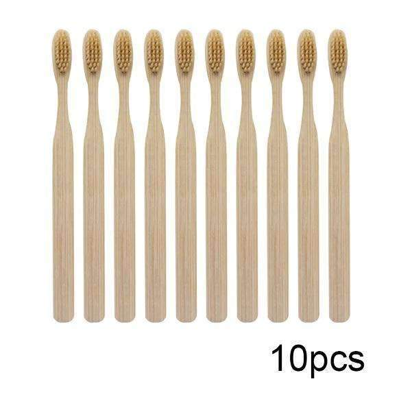 Rainbow Wooden Toothbrush Oral Hygiene Product For Children Toothbrushes be your gracefulness Store 10PCS D