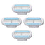 Replaceable Razor Head Shaving Razor For Women Razor iFashion Beauty 4pcs Blades